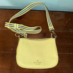 Kate Spade Rosie Crossbody Bag Pale Yellow Leather WKR00630 Melon Rind